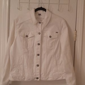 Eddie Bauer White Denim Jacket